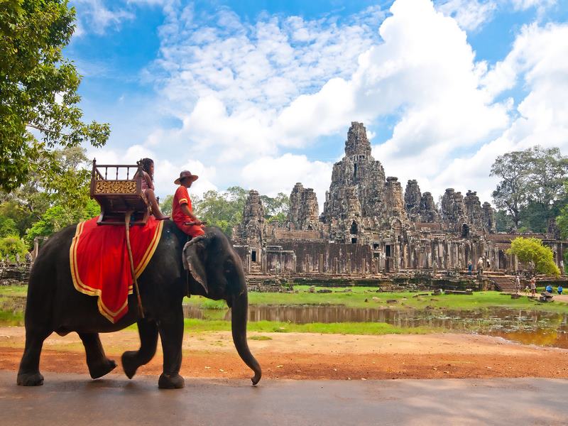 Siem Reap nổi tiếng với khu di tích Angkor 