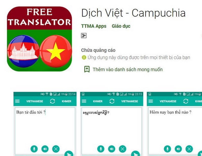 Khmer Vietnamese translate hoàn hảo